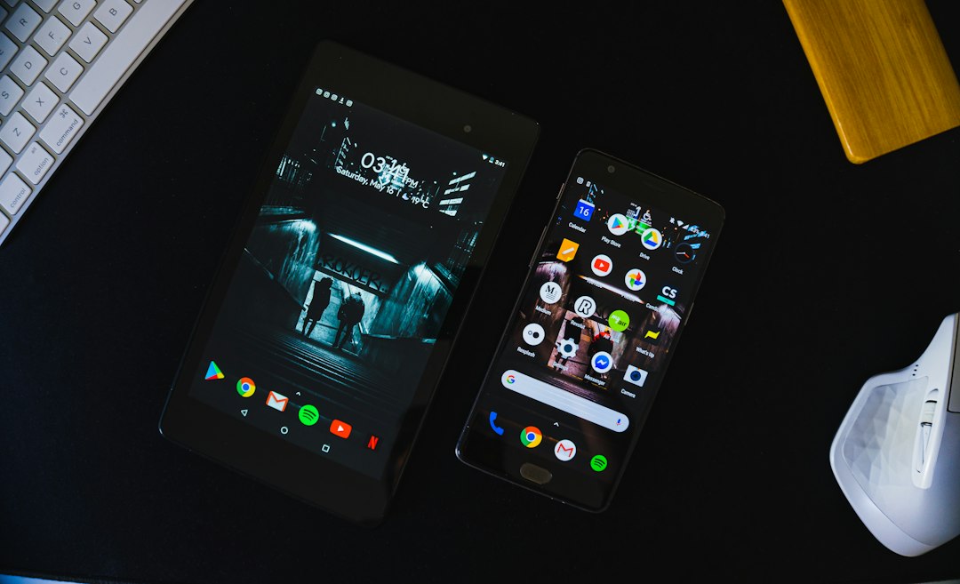 Two mobile devices on a desk, illustrating separate sweepstakes casino accounts.