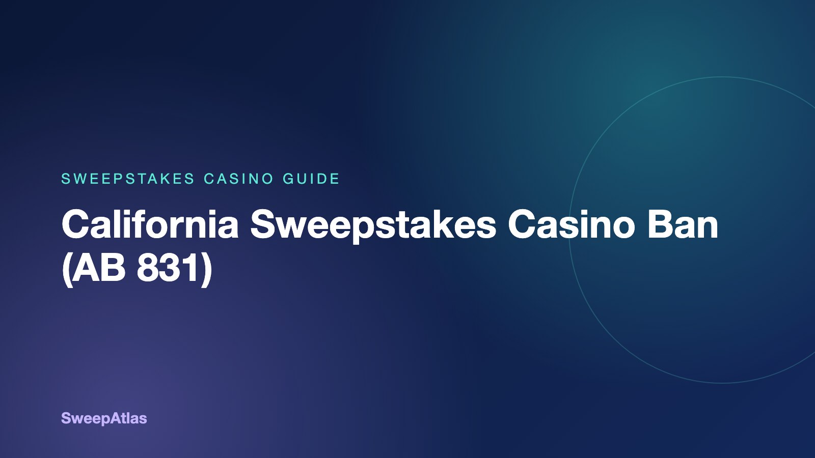 Graphic explaining the California sweepstakes casino ban AB 831